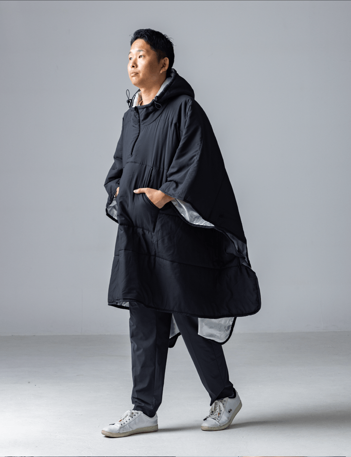 ウルトラWヒートエアのモデル着用ブラック