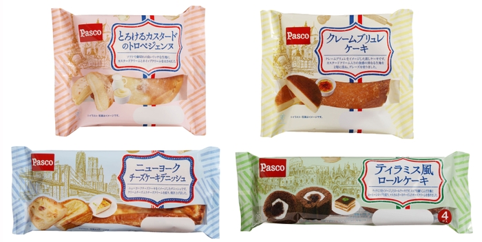 【世界のスイーツをモチーフとした新商品】