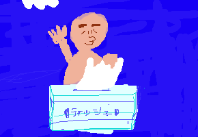 テッシュほうりなげる赤ちゃん