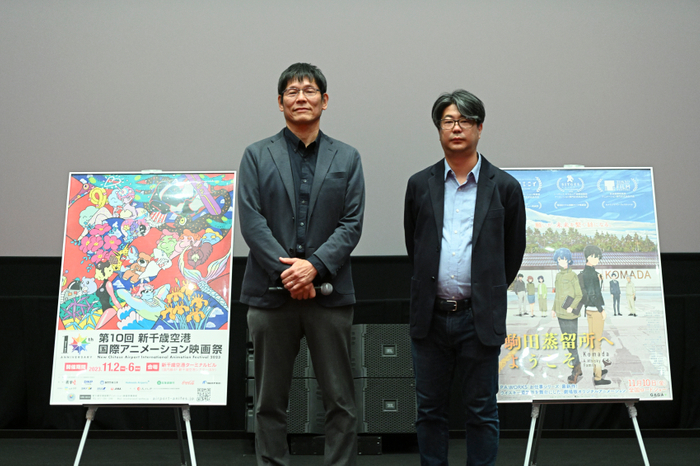 左：堀川憲司氏（代表取締役、プロデューサー）、右：相馬紹二氏（取締役、プロデューサー）