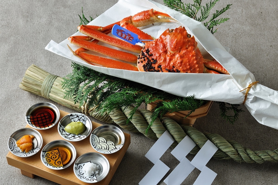 界 出雲「活蟹の奉納蒸し」