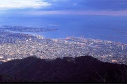 摩耶山掬星台からの景色