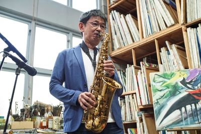池田篤@Recording