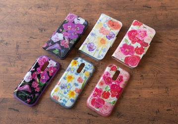 〜いつも手に花束を〜 日比谷花壇、NTTドコモと、 花柄の『らくらくスマートフォン』 専用カバーでコラボレーション ～全国のドコモショップ及び ドコモオンラインショップで発売～ 