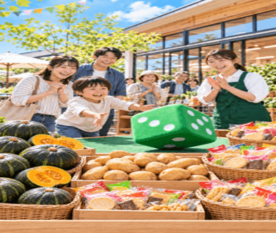 お野菜などが貰えるサイコロチャレンジ