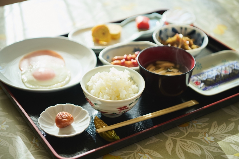 旅館の朝食