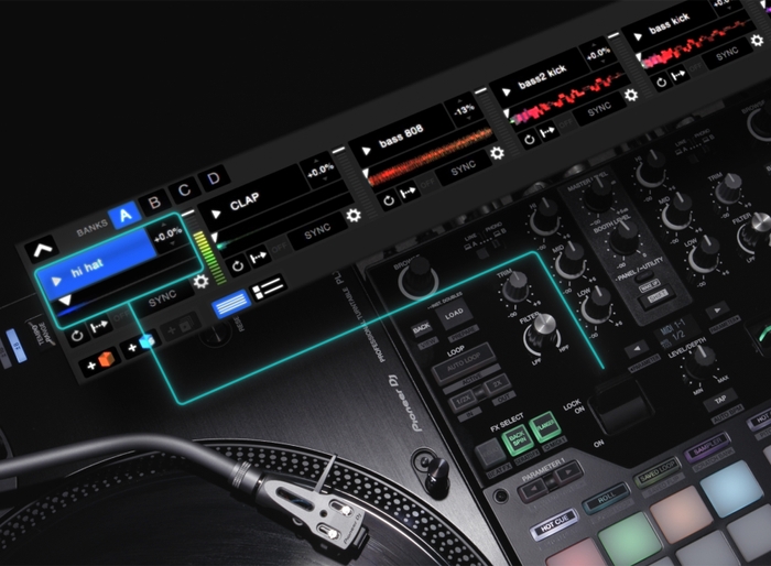 エフェクトレバー操作でSerato DJ Proの機能を活用するLOOP MIDI機能