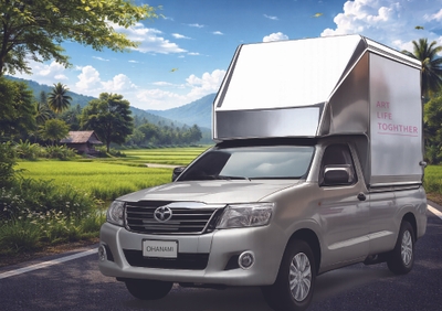 購入予定の車は「TOYOTAのVIGO」沢山の荷物を乗せて長距離を走る事が出来て、万が一の故障の際にも修理がしやすいのが特徴です。