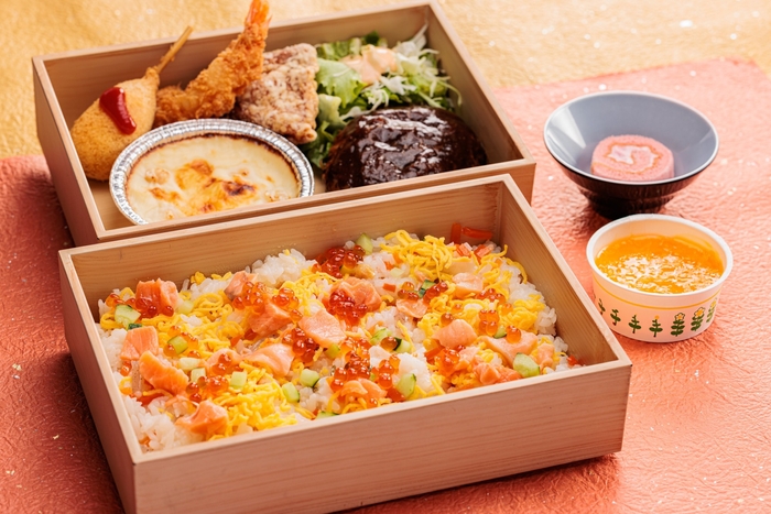 ハンバーグやエビフライなどのお子様プレート ※イメージ