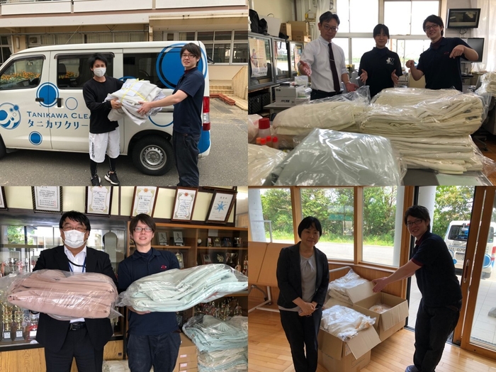 18校のカーテン904枚のクリーニングを完了いたしました