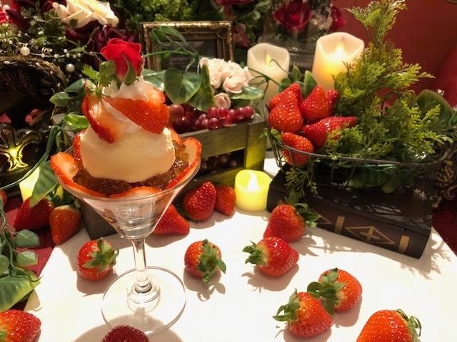 苺の紅茶ゼリー[850円]