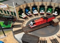 ソドー島のジオラマ