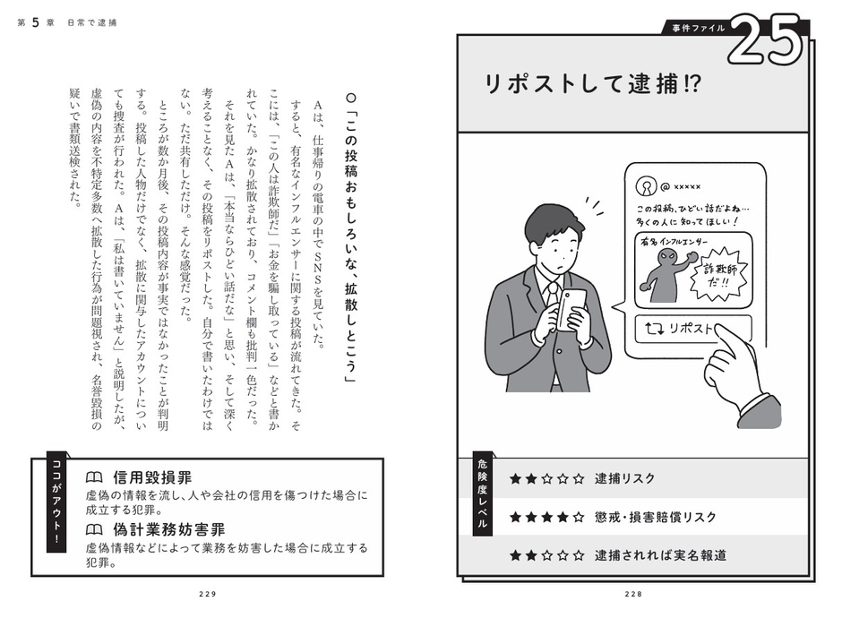 『これだけで、逮捕』本文