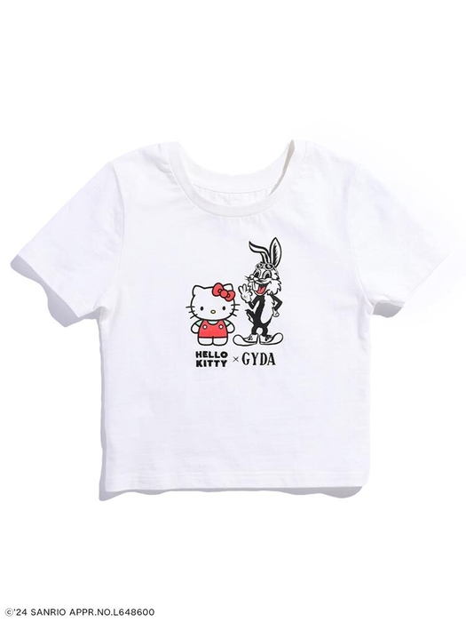 GYDA【ハローキティコラボ】GYDA BUNNY×ハローキティ ショートTシャツ