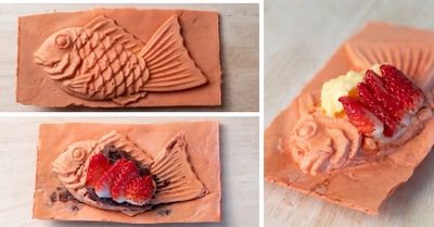 神田達磨FC「たいやき神田達磨 新宿三丁目店」より、 苺×餡の真っ赤な新作たい焼きが2026年5月2日(土)販売開始