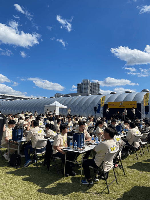 青空の下、会員さまと直接交流イベント実施