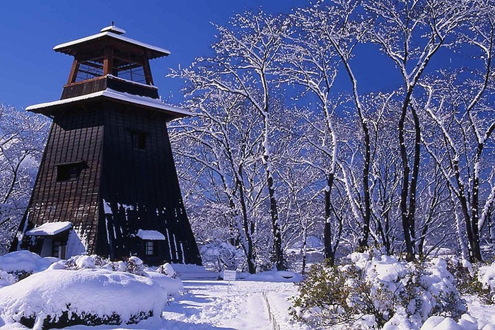 沼田市　冬の沼田公園