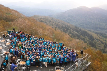 星野リゾート　トマム（北海道勇払郡占冠村） 「雲海テラス100万人突破感謝セレモニー」を 10月3日に開催しました