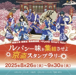 歌舞伎『流白浪燦星(ルパン三世)』×Kyoto Smart Navi(京スマ)　 生成AI・歌舞伎・観光が融合したスタンプラリーを8月26日～開催