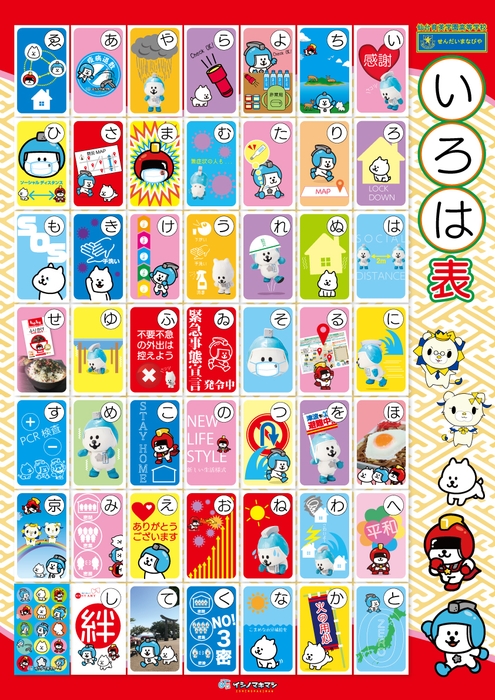 A3サイズのいろは表