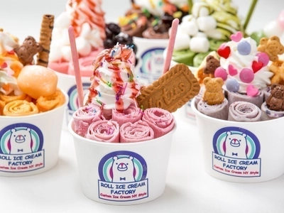 原宿で行列の日本初ロールアイスクリーム店が大阪に！ 「ROLL ICE CREAM FACTORY」12月道頓堀に2号店オープン