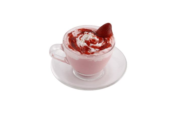 うさこのまろやかいちごみるくラテ(HOT) 715円