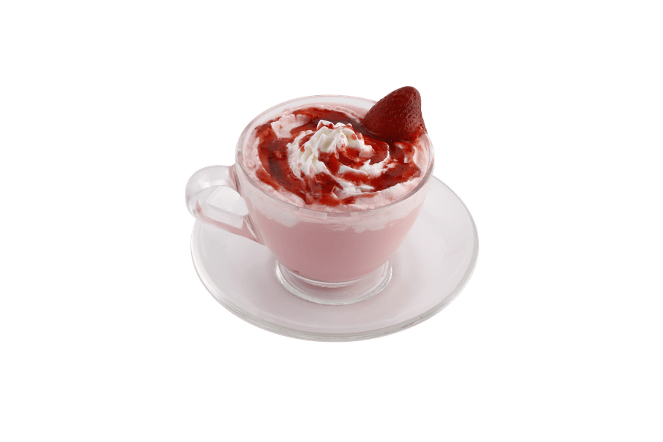 うさこのまろやかいちごみるくラテ(HOT) 715円