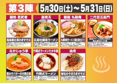 3陣ラインナップ