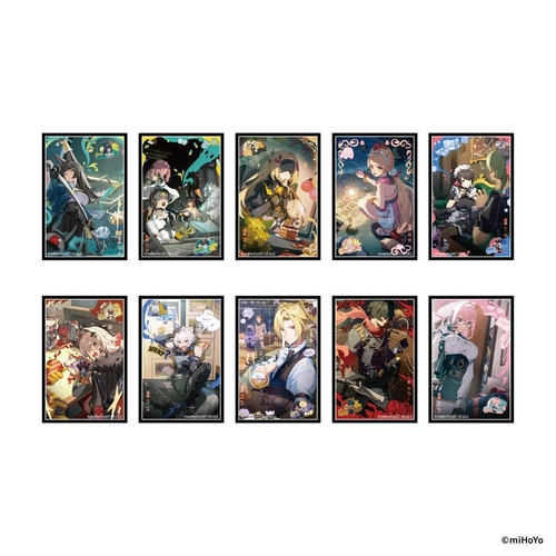 ▲第1弾：12/31(水)～1/16(金) ゼンレスゾーンゼロ オリジナルステッカー(全10種)