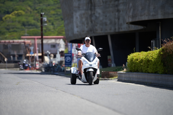 トライクをレンタル