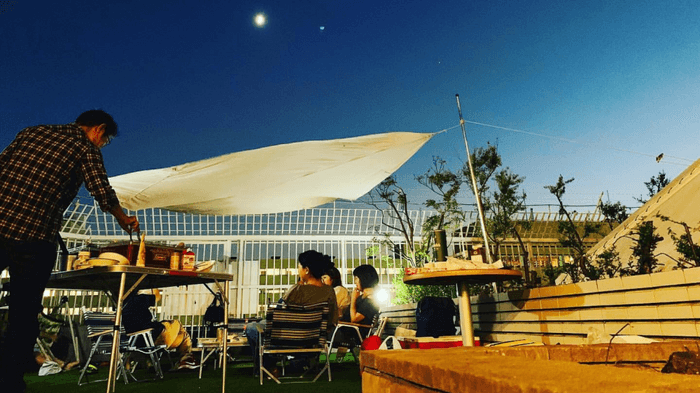 こんなところにBBQ場?を目指しております