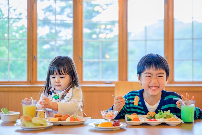 お子様も満足のメニュー