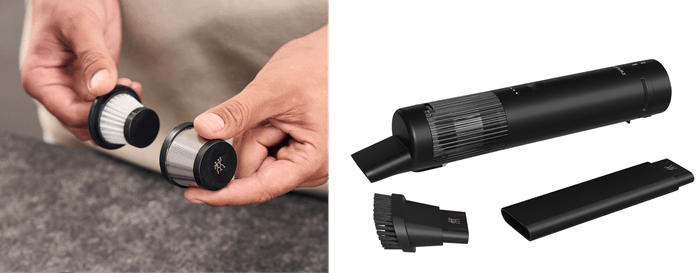 2層式のフィルターとアタッチメント