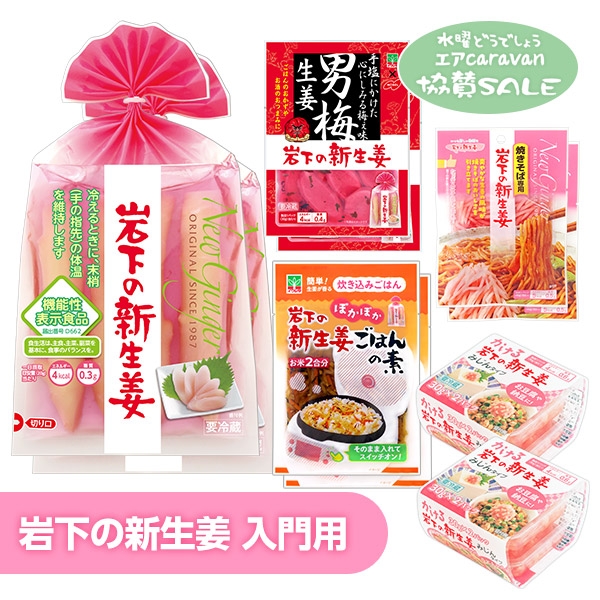 「岩下の新生姜 入門用」セット内容