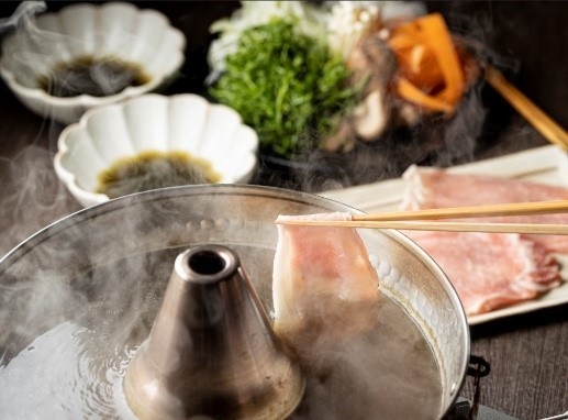 ケールと紅茶のしゃぶしゃぶ＆ケール青汁つけだれ