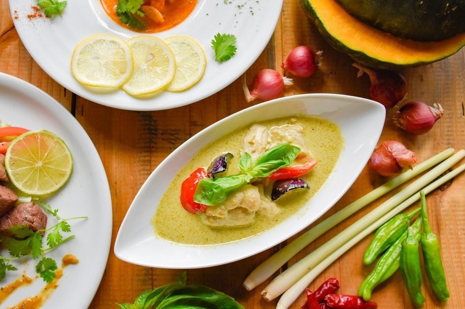 人気料理(グリーンカレー)