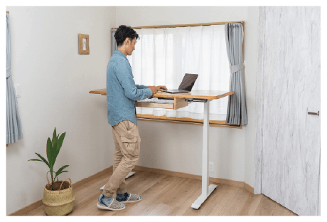 スタンディングでリモートワーク