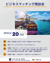 EXPO 2025 大阪・関西万博　 「マレーシアパビリオンビジネスプログラム」 6週目(5/19～23)　商談会・セミナーを開催