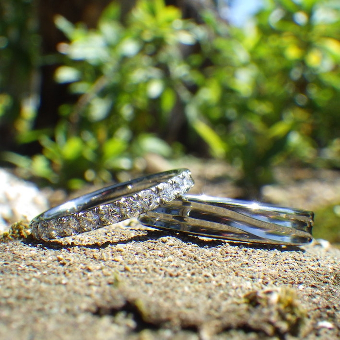 ハフニウム エタニティリング