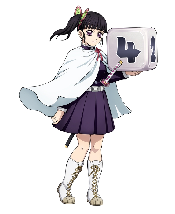 【家庭用ゲーム『鬼滅の刃 目指せ!最強隊士!』栗花落カナヲ キャラクタービジュアル】