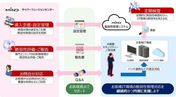 定期検査で脆弱性を見逃さない、「脆弱性管理サービス」発売開始