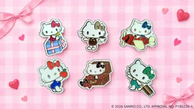 どのハローキティに出会える？心ときめく新作ピンバッジ♪
「AWAJI HELLO KITTY APPLE LAND」新作オリジナルグッズ
10月10日より販売開始！