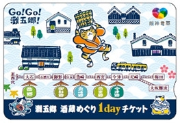 灘五郷　酒蔵めぐり１dayチケット