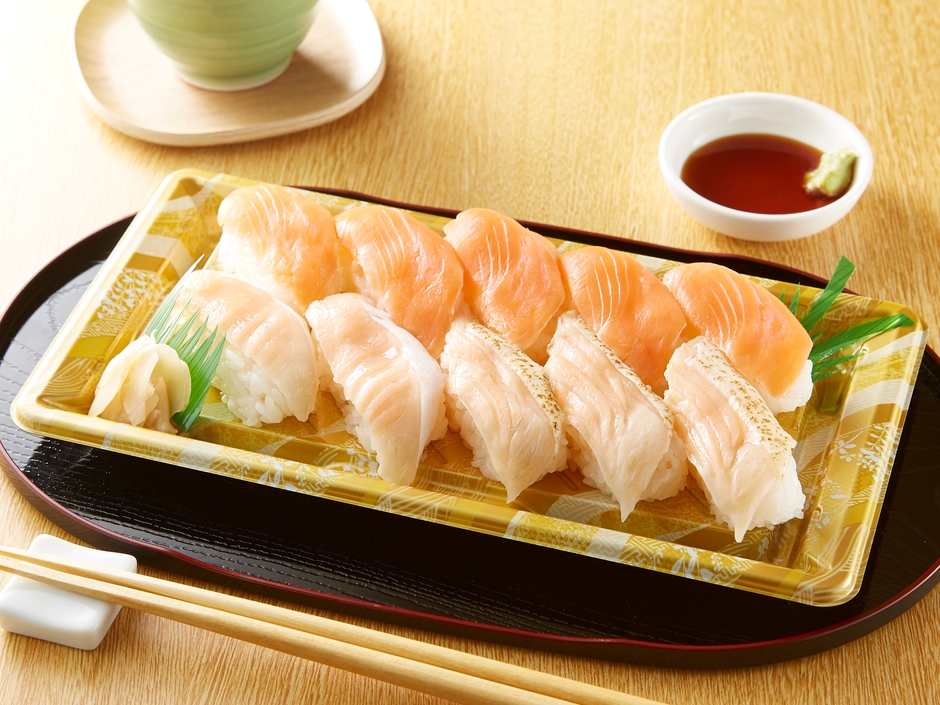 サーモンづくし 2貫増量!(当社従来品比) イメージ画像