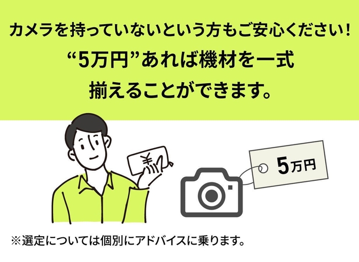 安価な入門機で大丈夫!