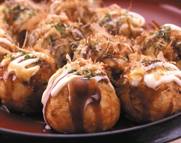 たこ家道頓堀 くくる 名物「大たこ入り たこ焼」