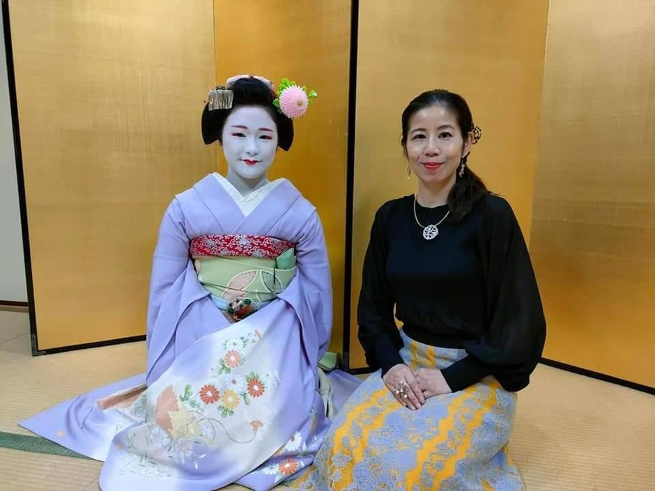 舞妓とぽっちりを作った岸本華枝