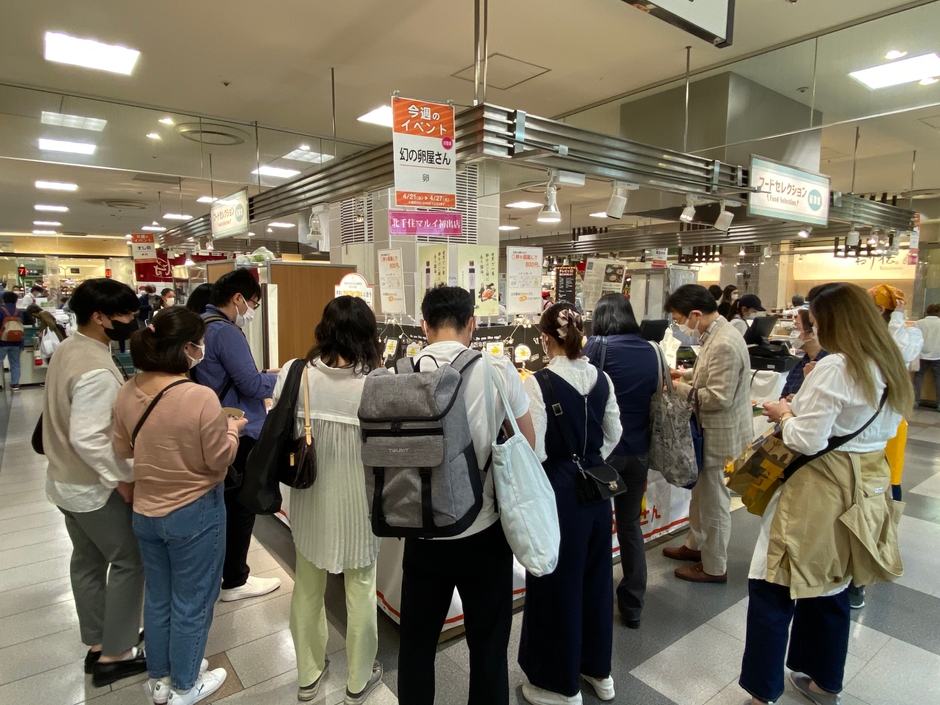 前回の北千住マルイ出店時の様子
