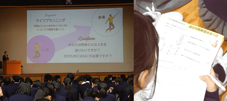 令和5年(2023年)に実施した「金融・経済に係る教育プログラム」の様子