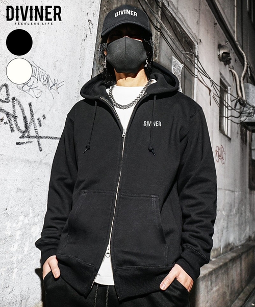 Standard Back Logo Zip Hoodie